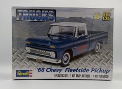 1966 Chevy Fleetside Pickup 1:25 Scale Model Kit Revell