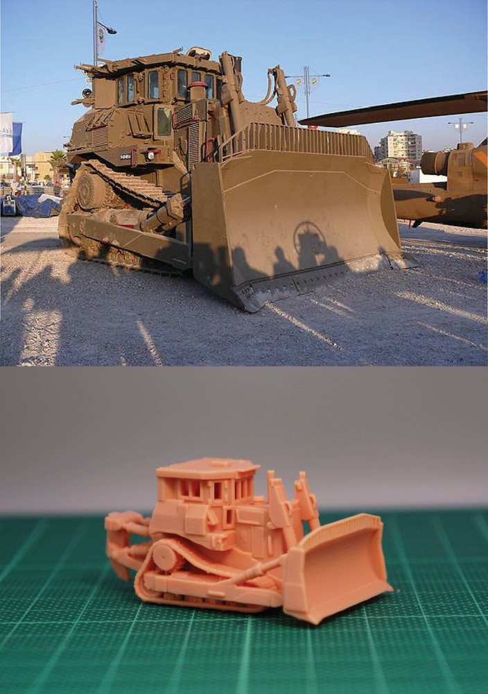 1/144 USA Caterpillar D9 Heavy Bulldozer (fine detail) Resin Kit