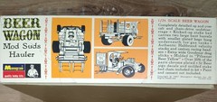 NOS Complete Unbuilt 1967 Bulldog Mack Mod Custom Suds Hauler/Beer Truck Model