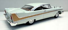 AMT 1:25 Scale 1957 Plymouth Fury White John Klaver Pro-Built Model Kit