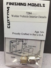 HO 1:87 Custom Finishing # 7284 Welder Vehicle Interior Details KIT