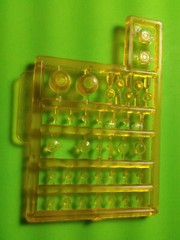 1/25 Peterbilt 359 Yellow Red Cab Trailer Marker Light Truck Semi Tractor 1/16?
