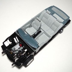 Vintage 80s Tamiya Ford Sierra XR-4i Model Kit Partially Assembled As-Is