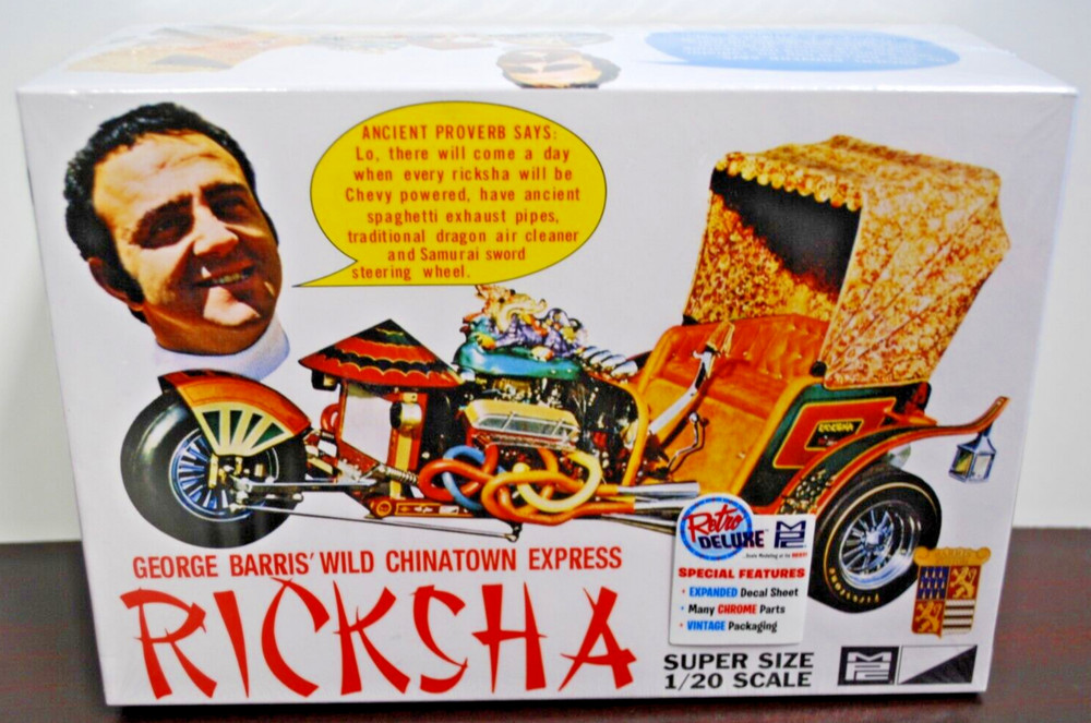 MPC GEORGE BARRIS RICKSHA 60’s SHOW CAR 1/25 PLASTIC MODEL CAR KIT F/S