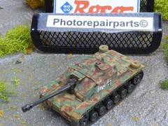 Roco Minitanks 1/87 Painted WWII German Sd Kfz 142 Stug Assault Gun Lot#9222B©