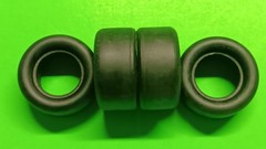 Rubber Tires Rims 1975 Monte Carlo 1/25 NASCAR Donor Kit 5 Slot Wheel Slavino JR