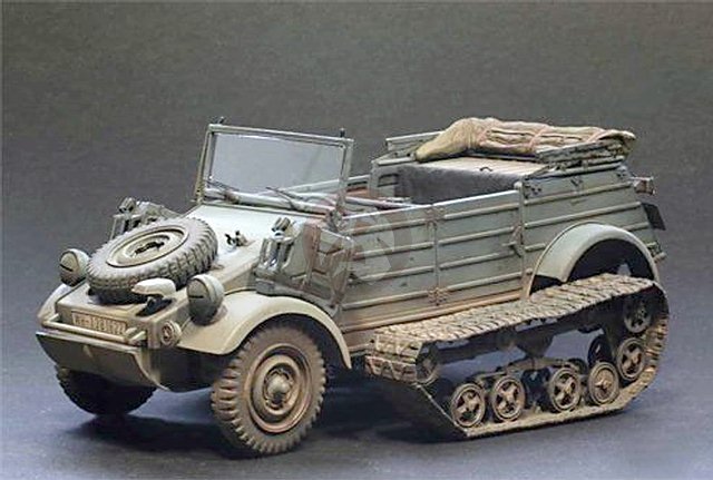 Lead Warrior 1/35 VW Kubelwagen Type 155/4c Half-track Conversion WWII LW35203