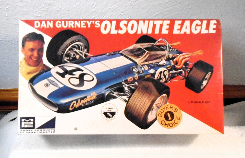 MPC 1/25 Model Kit Dan Gurney’s Olsonite Eagle #6026 Grand Prix 1995 ERTL Sealed