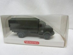 Wiking HO Scale #696 German Army Henschel HS 100 Cargo Truck w Decals