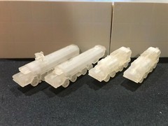 1:200 Russian A-222 “Bereg” Coastal Defense Mobile 130mm Gun Battery