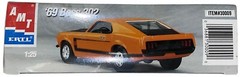 AMT/Ertl’69 Boss 302 Pre-Painted Metal Body 1998 1:25 Model Kit NEW Ford Mustang