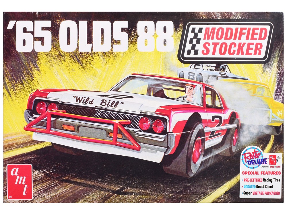 Skill 2 Model Kit 1965 Oldsmobile 88 “Modified Stocker” 1/25 Scale Model by AMT