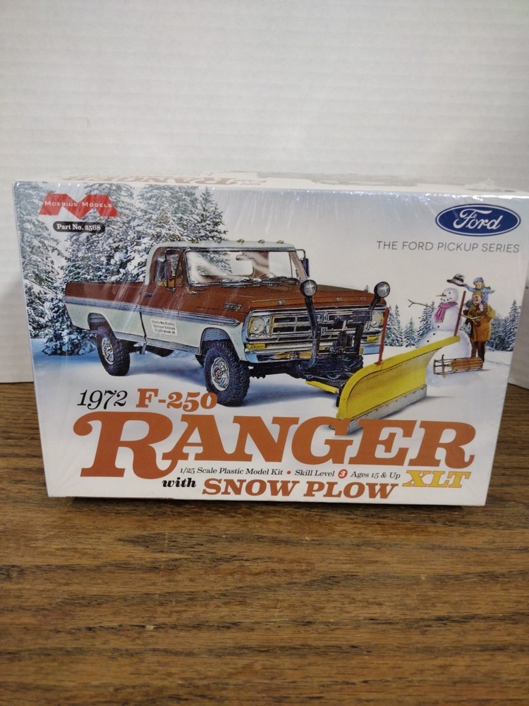 Moebius 1972 F-250 Ranger XLT Pickup Truck Model Kit – MOE2568 New In Sealed Box