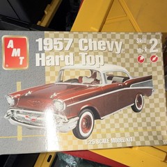 AMT 1:25 1957 Chevy Hard Top Model Kit, Unassembled, Skill 2, Age 10+