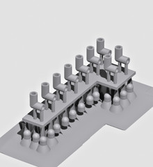 1/24 Scale Resin 3D Printed Spark Plug Boots