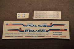 1/24, 1/25 Police Car decals (Bill Bozo – Victoria, Canada)