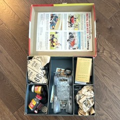 Hubley Model A Ford Roadster Unassembled Metal Model Kit MPN 854K-300