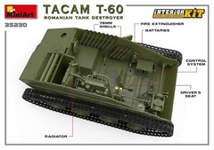 MiniArt 1/35 35230 WWII Romanian Tacam T-60 Tank Destroyer (Interior Kit)