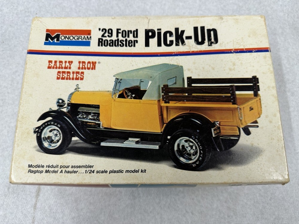 1974 Monogram USA 1/24 Model 1929 Ford Roadster Pick-Up Truck New Open Box