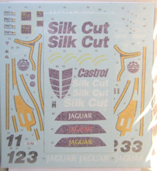 Decalpool 1/24 Jaguar XJR-9LM “Silk Cut” 1989 LeMans Decal Sheet DP285