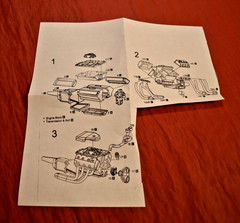 Salvinos JR Models 1971 Nascar Dodge Charger 426 Engine 1/25