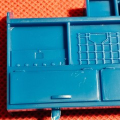 Radio Station Equipment 1977 GMC Van 1:25 scale model car part Revell