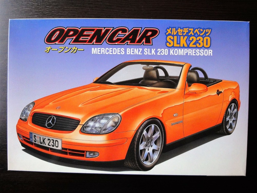 FUJIMI 1/24 Mercedes Benz SLK 230 Opencar Kompressor Steal & Good Condition !