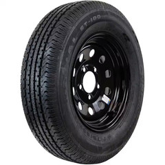 Radial Trailer Tire Assembly, ST175/80R13 6PR on 13X4.5 5LUG Black Modular Wheel
