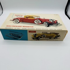 Vintage Hubley Classic Metal Kit 1930 Packard Roadster Unassembled & w/ Box