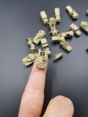 3D Printing 1/450 Us Military Tactical Armored Vehicle Model Package 17 Vehicles