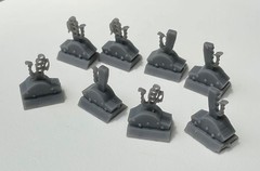 1/24 1/25 Gated Shifters No Prep Pro Mod Drag Racing 8 Pack Scale Diorama Parts