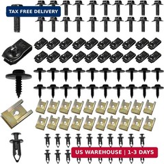 SLIMI 100 PCS Car Body Screws and Bolts, Bumper Fender Screws Bolts Set, Splash