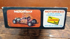 1969 vintage The Lindberg Line Modified 29 Roadster model kit USED & extra Car