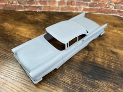 1/24 Scale: Stock “1957 Lincoln Premiere” Body. 3D Printed; Resin.