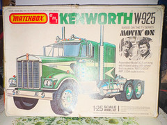 Matchbox Kenworth W925 1:25 Plastic Model Truck Kit Unassembled 1979 PK-6120