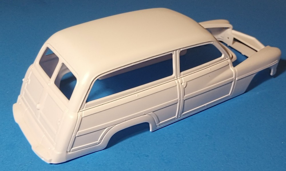 🔥49 MERCURY WOODY WAGON STOCK BODY ONLY – REVELL 4996 – MODEL CAR KIT PARTS LOT