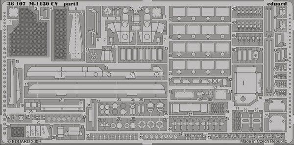 Eduard 1/35 M1130 Command Vehicle Detail (Trumpeter) 36107