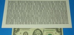 CLEAR WATER SLIDE 1:24 Old School NASCAR CAR DRIVERS NAMES Black Ink PRINTED