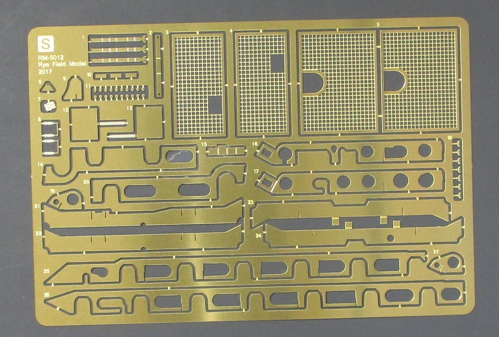 Rye Field Models 1/35th Scale Sturmtiger – PE Parts S from Kit No. 5012
