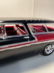 1956 Chevy Bel Air Nomad Station Wagon built Model Car 1/25