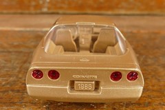 Vintage 1986 Gold Corvette – Dealer Promo Car 1:25 Scale Original Box / New