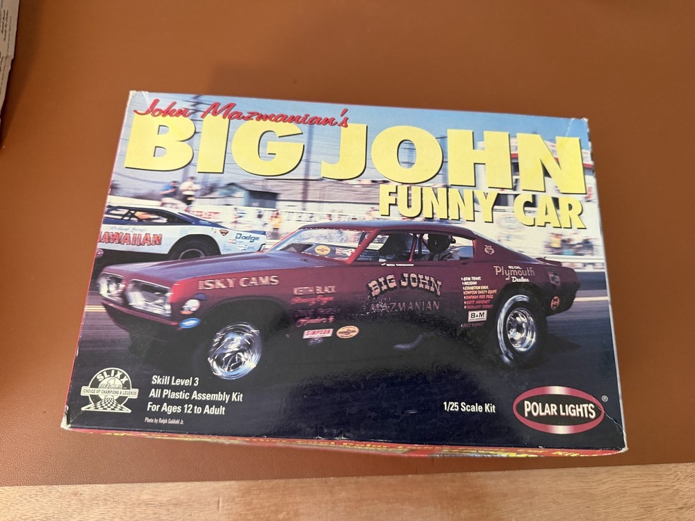 🏁 Polar Lights John Mazmanian’s Big John Barracuda Funny Car KIT. 6229