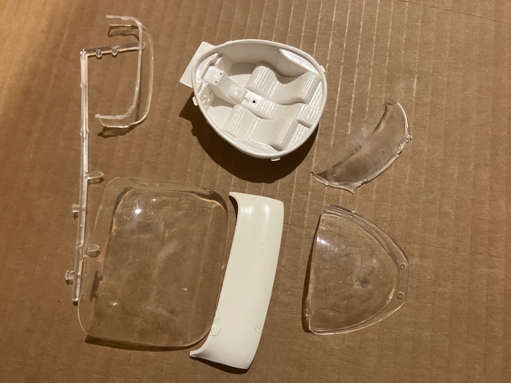 vintage AMT 2362 Bill Cushenbery Silhouette parts