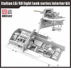Heavy& Lanmo MM35009+NM3502 1/35 Italian L6/40 Light Tank Kit w/Interior Upgrade