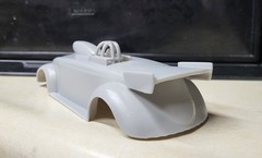 1/24 scale resin 3d printed Volkswagen Beetle Roadster drag body slot car model