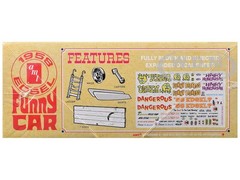 SKILL 2 MODEL KIT 1958 EDSEL FUNNY CAR “UNREAL” 1/25 SCALE BY AMT AMT1321