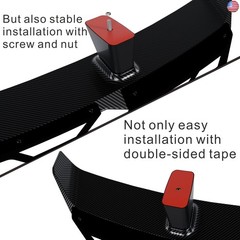 Carbon Fiber Look Spoiler Compatible with Lexus Sedan Saloon Accessories GT