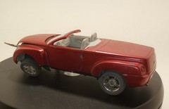Built 1/25 scale Chevy SSR as a wreck for a diorama