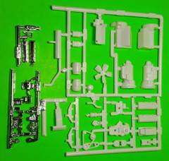 AMT Ford C900 COE 1/25 534 motor engine gas chrome valve cover rig semi truck
