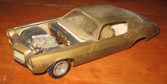 AMT 1970 Chevy Camaro SS396 Kit Y720 Rough Damage Rebuilder Project Parts Lot 70